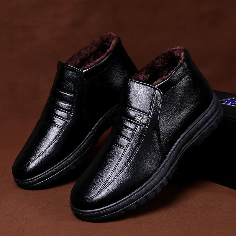 Plus Size Herenlaarzen Winter  - Leatherwork Boots recensie en prijs