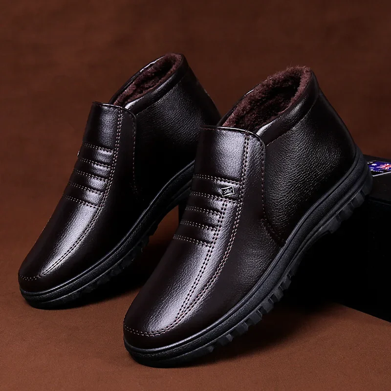 Plus Size Herenlaarzen Winter  - Leatherwork Boots recensie en prijs