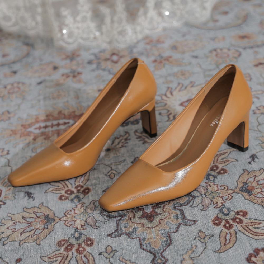 Hoge hakken dames nieuwe profe - Leather Work Women Shoes recensie en prijs