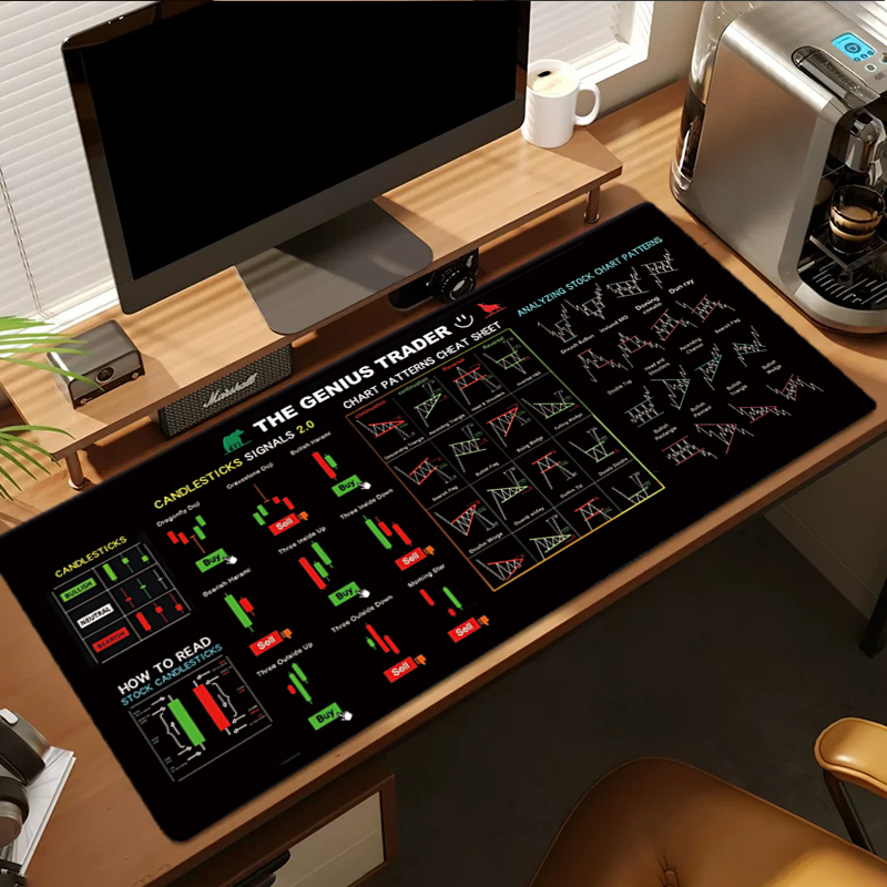 EXCO Stock Market Trader leder - Leatherwork Table recensie en prijs