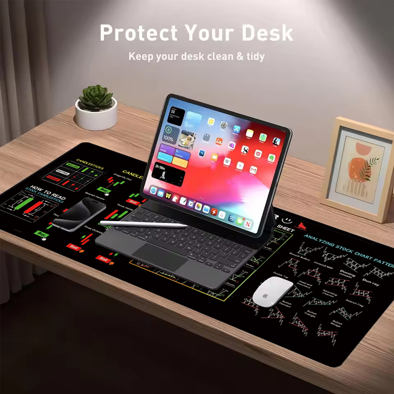 EXCO Stock Market Trader leder - Leatherwork Table recensie en prijs