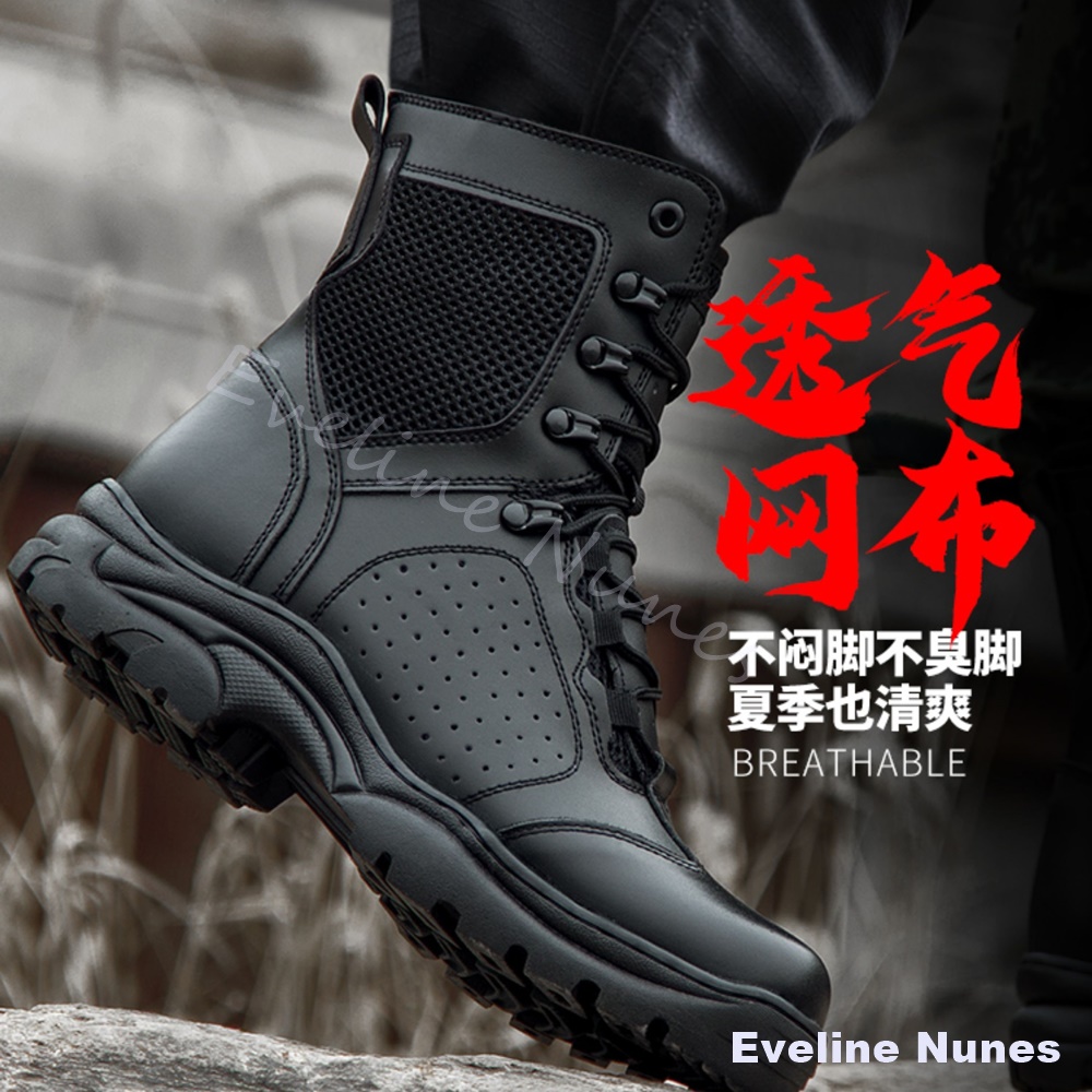 Mesh Mid High Tactische Combat - Leatherwork Boots recensie en prijs