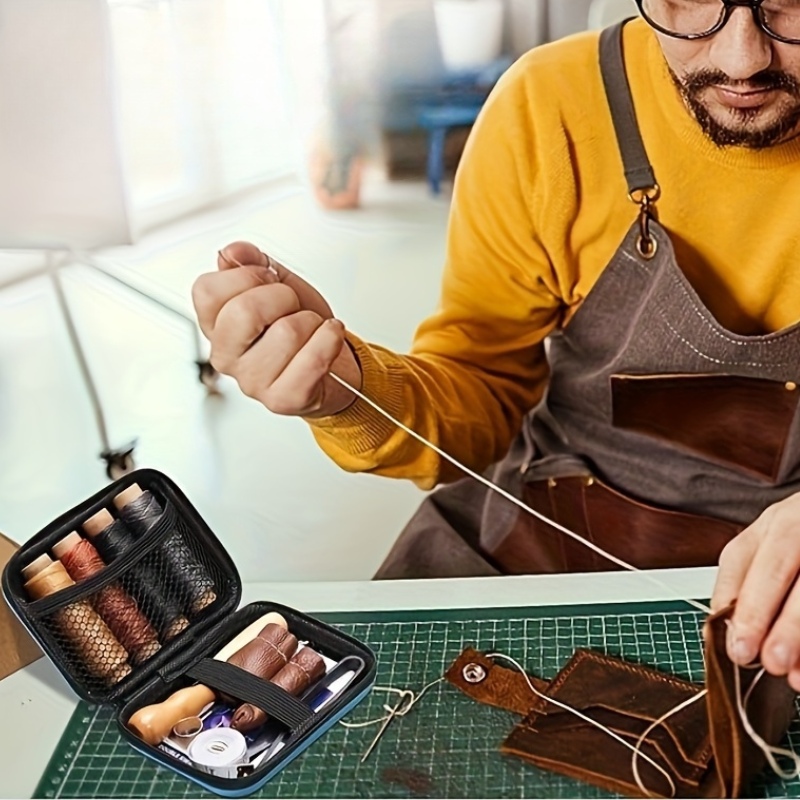 Leren naaiset, leren reparatie - Upholstery Leather Work recensie en prijs