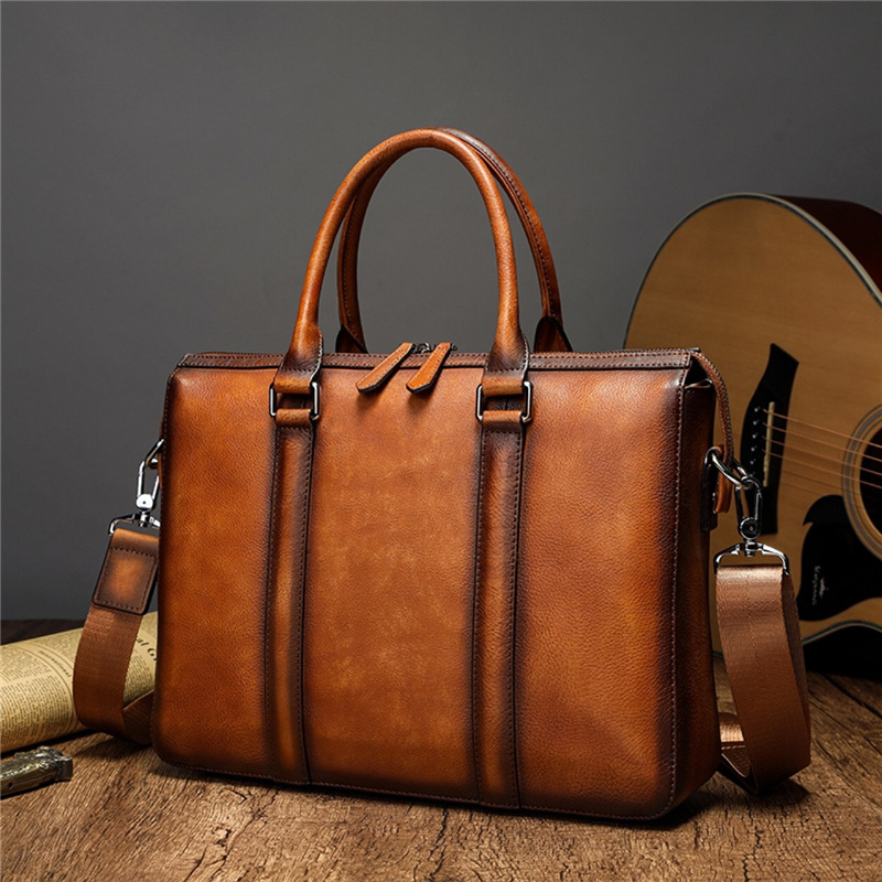 YETTIES Business Aktetas van V - Leather Work Handbags recensie en prijs