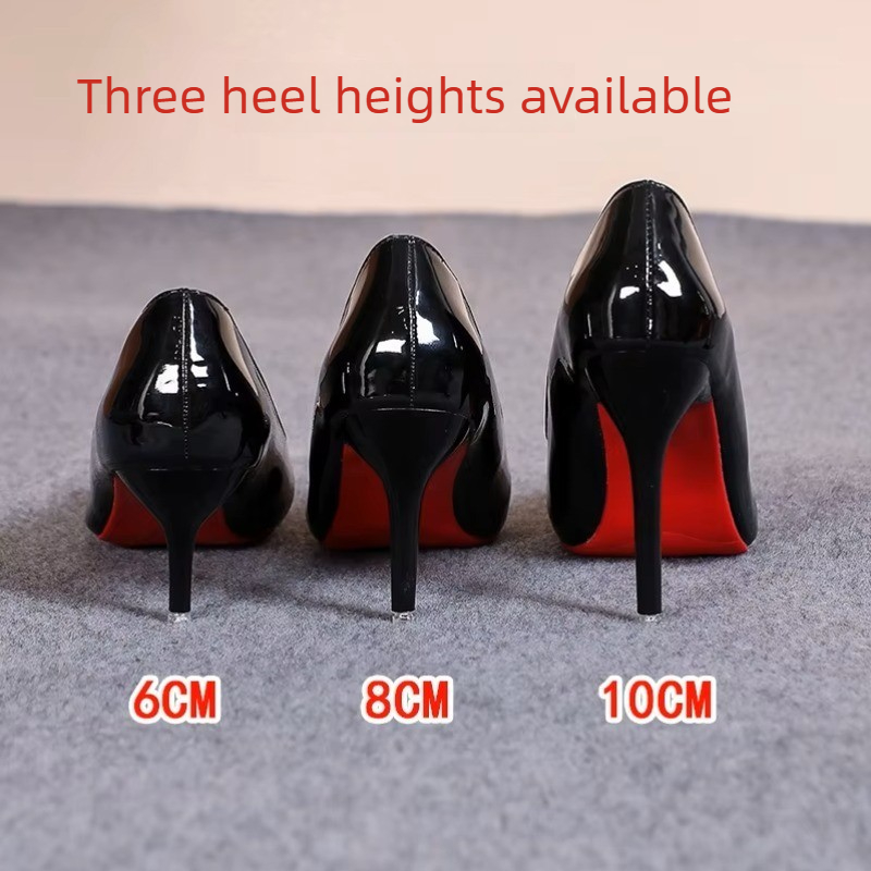 Sexy puntige neus lakleer hoge - Leather Work Women Shoes recensie en prijs