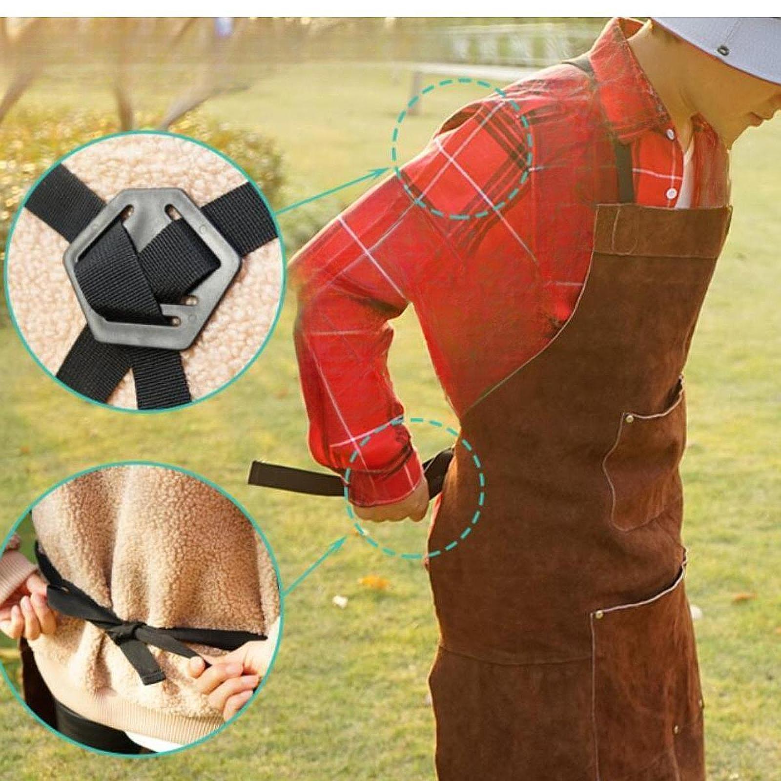 Laswerk Schort Slijtvast Hitte - Leather Work Japan recensie en prijs