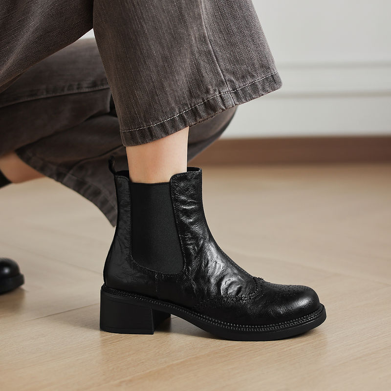 NIEUWE Herfstlaarzen voor Dame - Leather Work Women Shoes recensie en prijs