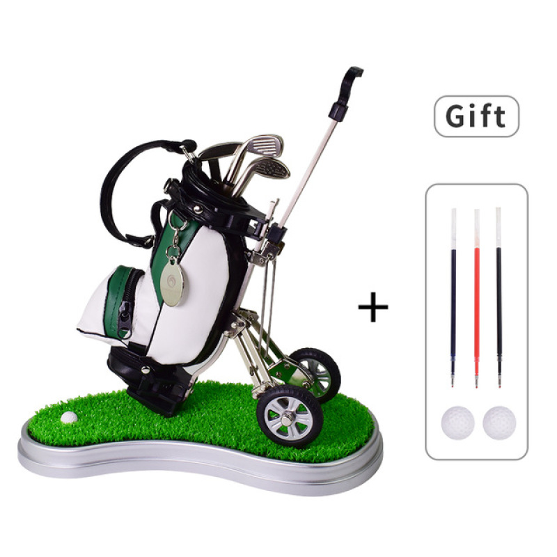 1 set golf lederen pennenhoude - Leatherwork Table recensie en prijs