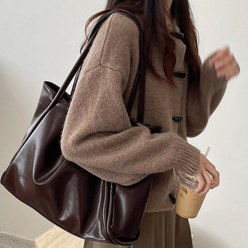 2026 Dames Nieuwe Vintage Scho - Leather Work Handbags recensie en prijs