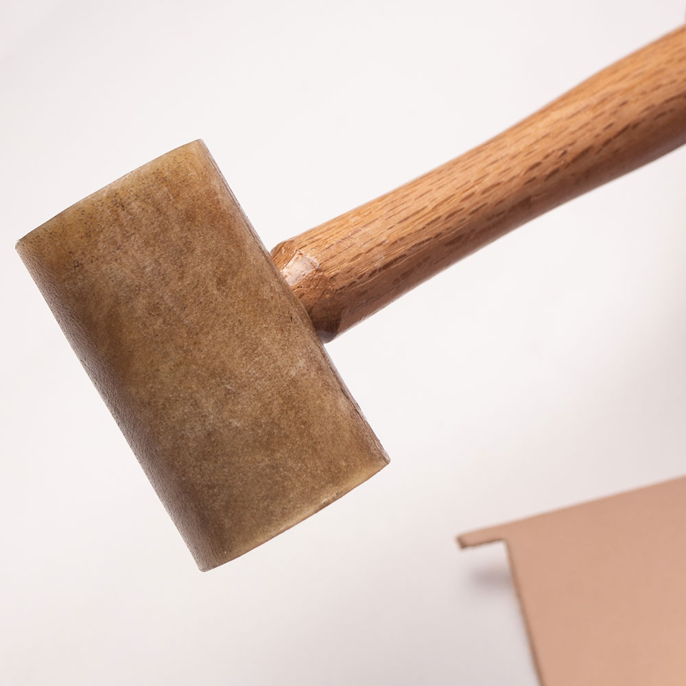 Junetree Ruw Koeienhuid Ledere - Mallet Rawhide Craft recensie en prijs