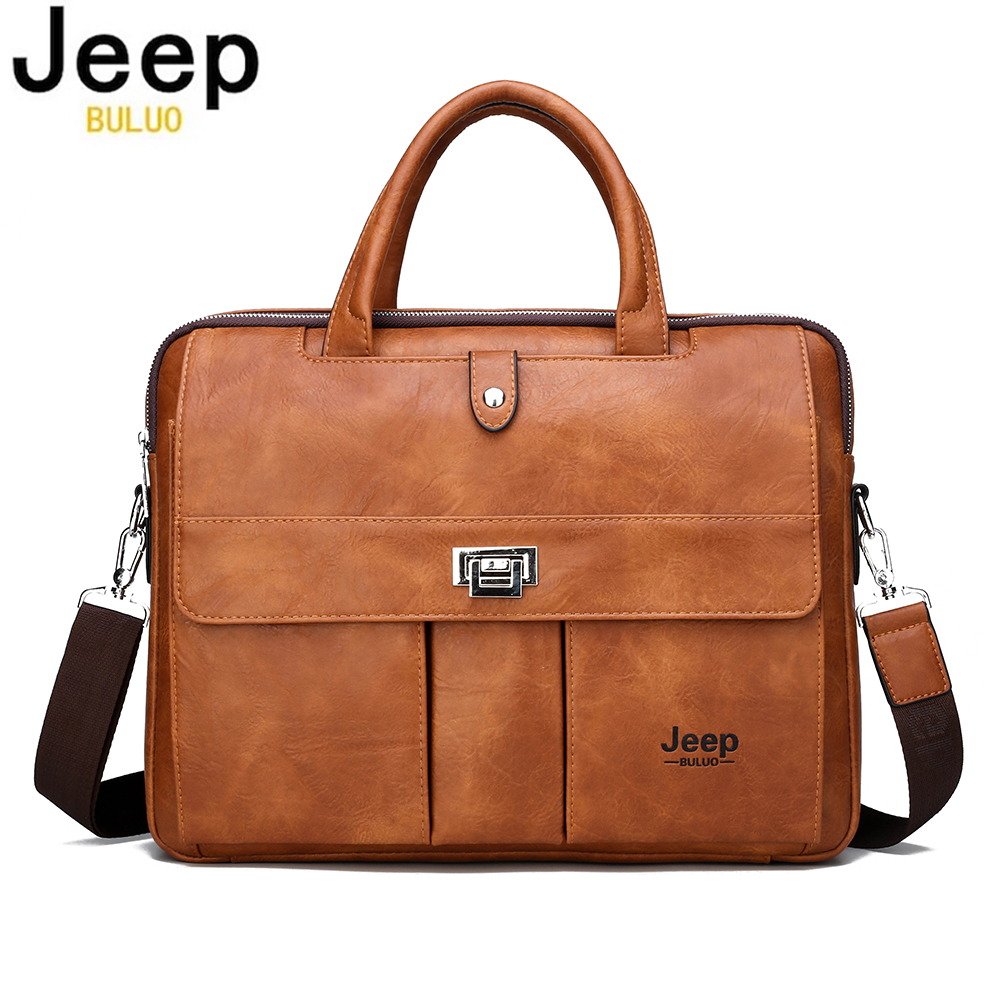 Jeep Buluo leren aktetas voor  - Leather Work Handbags recensie en prijs