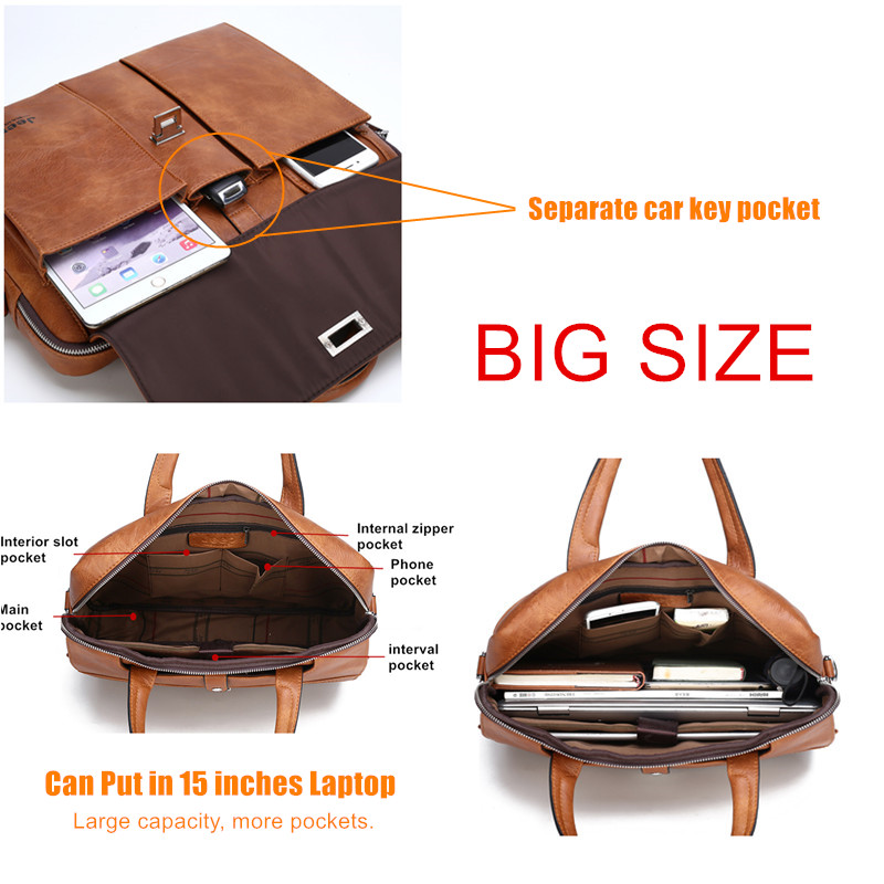 Jeep Buluo leren aktetas voor  - Leather Work Handbags recensie en prijs