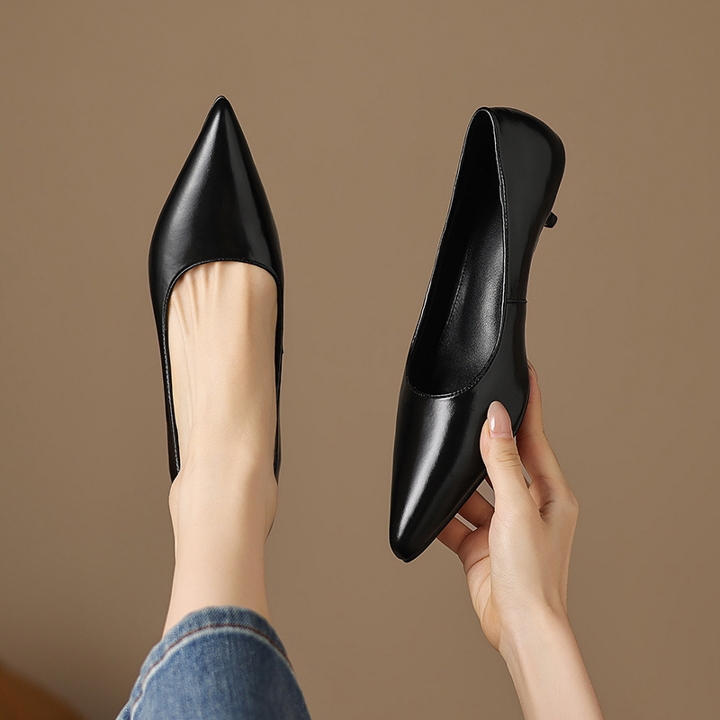 Nieuwe lente- en herfstdamessc - Leather Work Women Shoes recensie en prijs