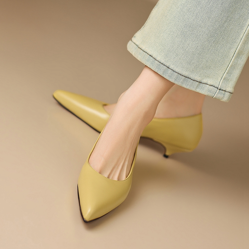 Nieuwe lente- en herfstdamessc - Leather Work Women Shoes recensie en prijs