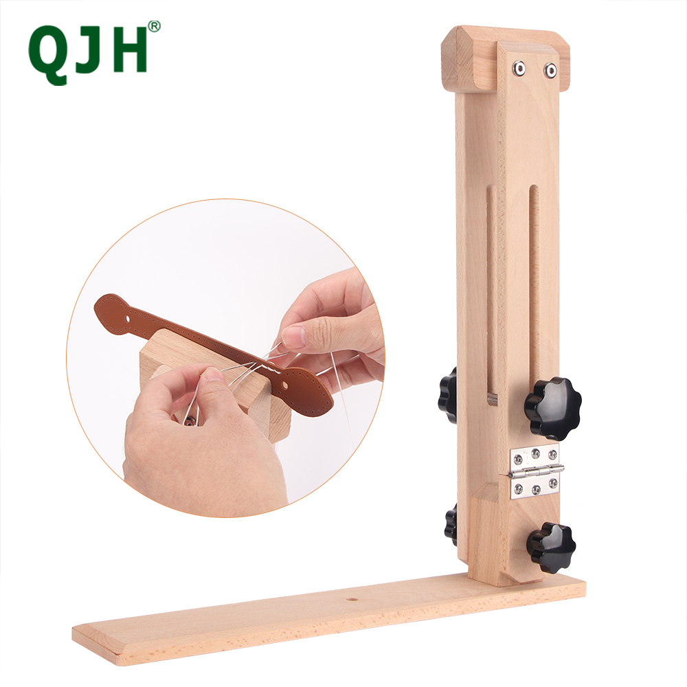 QJH lederen stiksels pony hand - Leatherwork Table recensie en prijs