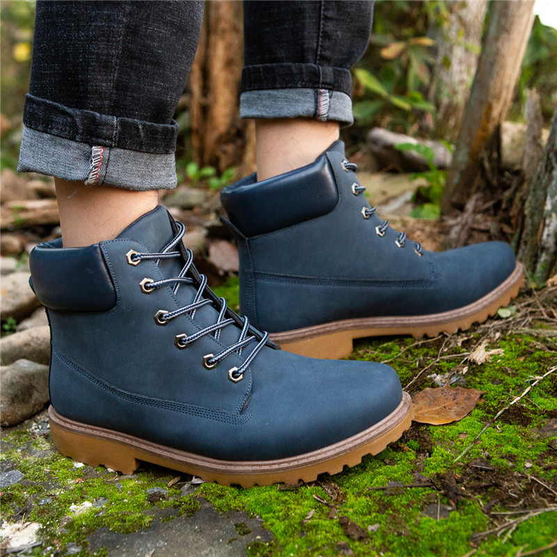 Damesplatformlaarzen Ronde neu - Leather Work Women Shoes recensie en prijs