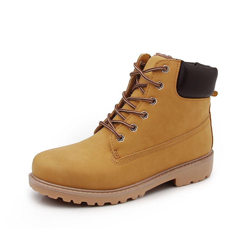 Damesplatformlaarzen Ronde neu - Leather Work Women Shoes recensie en prijs