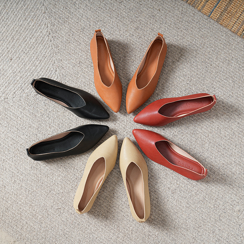 Lente- en herfstmode Nieuwe vi - Leather Work Women Shoes recensie en prijs