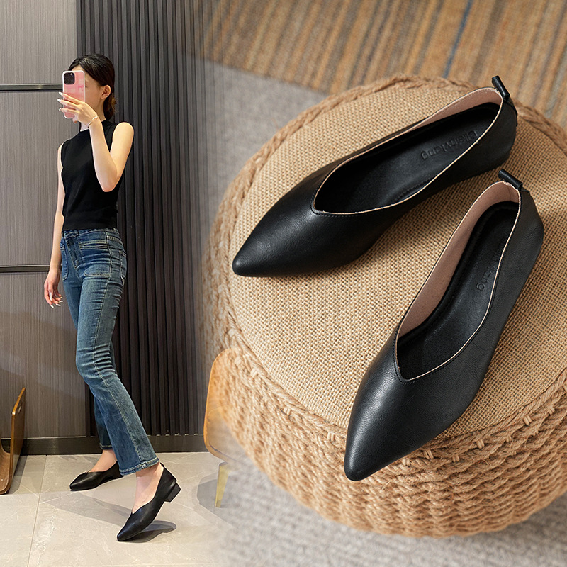 Lente- en herfstmode Nieuwe vi - Leather Work Women Shoes recensie en prijs