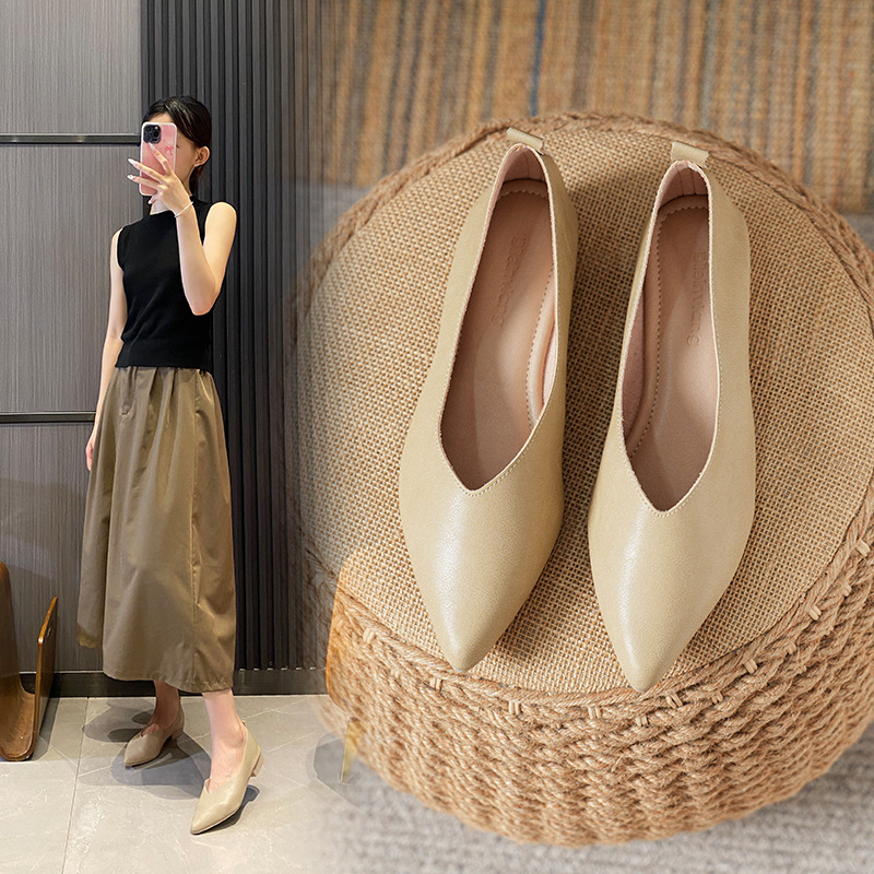 Lente- en herfstmode Nieuwe vi - Leather Work Women Shoes recensie en prijs